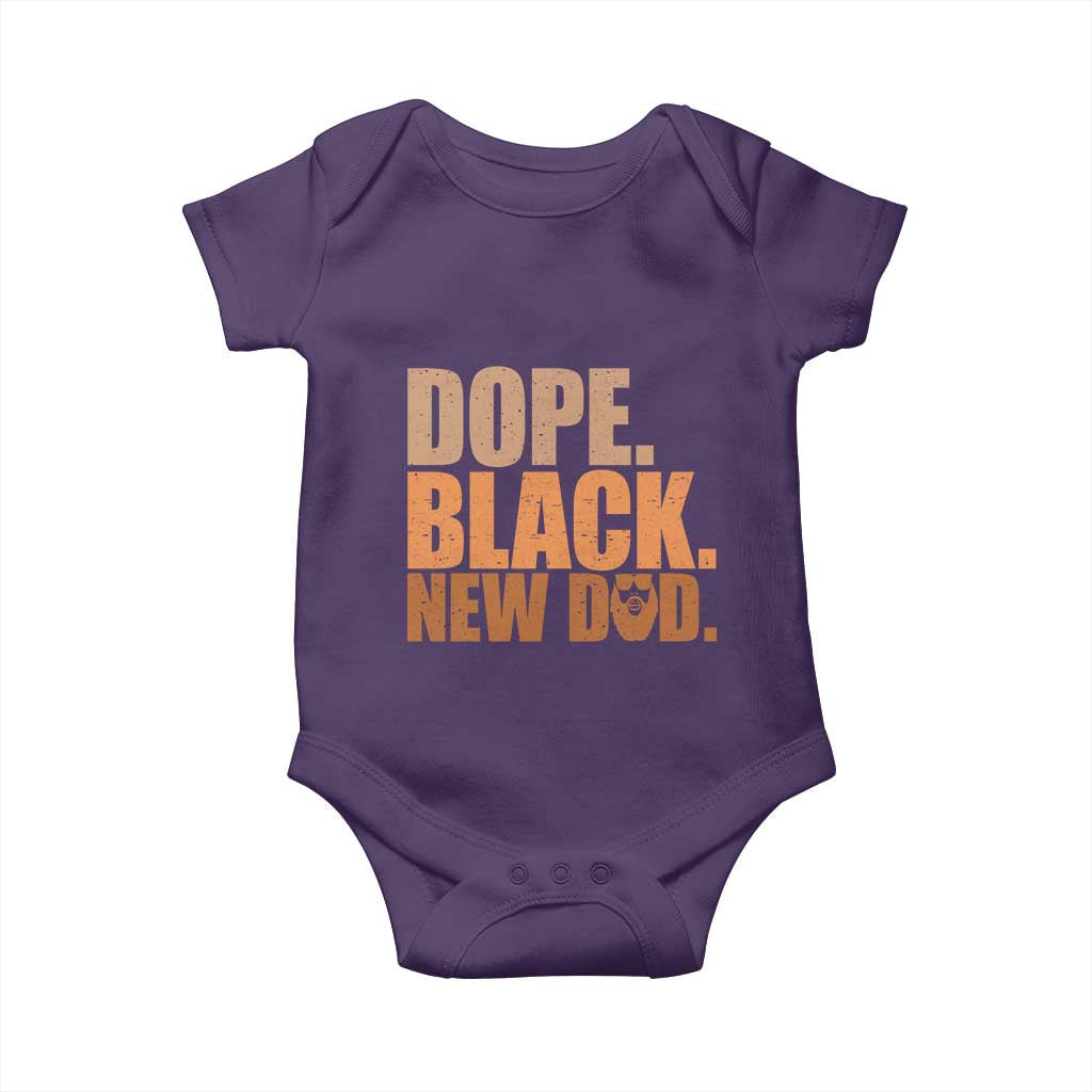 Proud Black New Dad Baby Onesie African American Fathers Day Gift