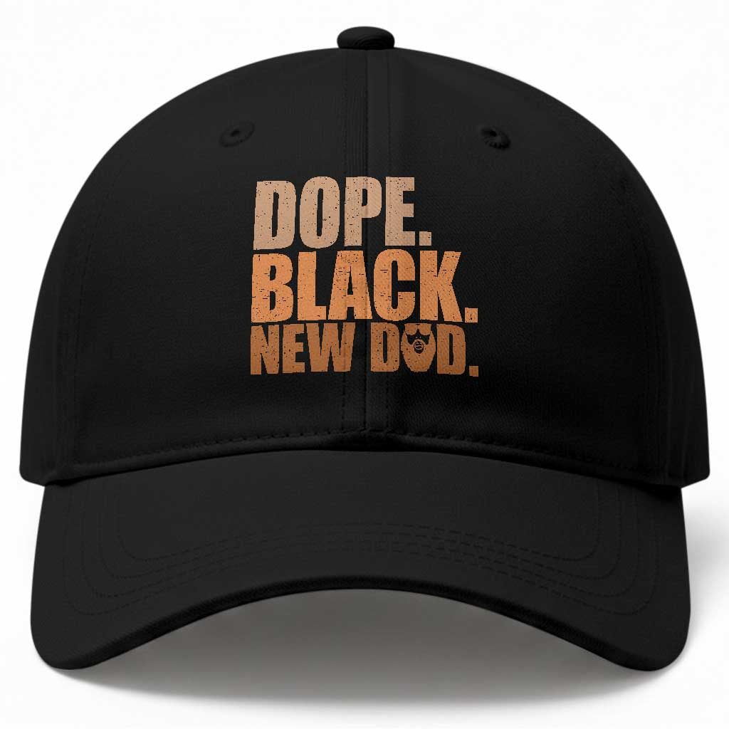 Proud Black New Dad Baseball Cap African American Fathers Day Gift TS12 Print Your Wear