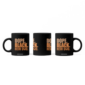 Proud Black New Dad Coffee Mug African American Fathers Day Gift