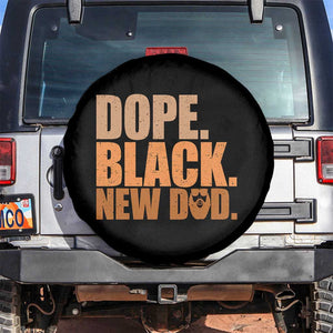 Proud Black New Dad Spare Tire Cover African American Fathers Day Gift