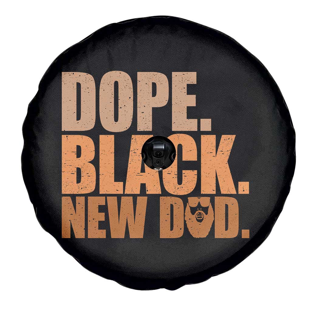 Proud Black New Dad Spare Tire Cover African American Fathers Day Gift