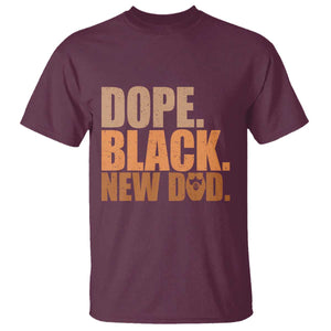 Proud Black New Dad T Shirt African American Fathers Day Gift