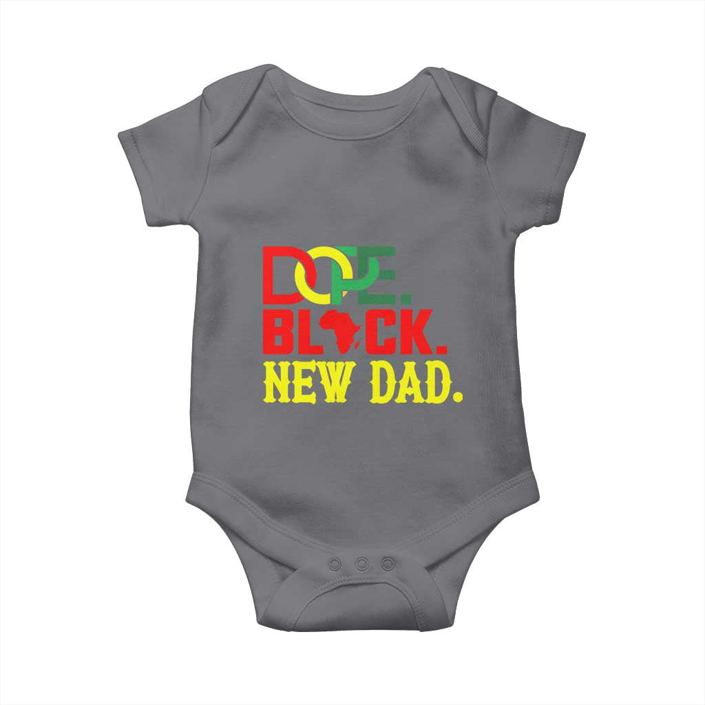 First Father's Day African American Dad Baby Onesie New Dad Gift