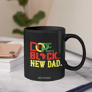 First Father's Day African American Dad Coffee Mug New Dad Gift
