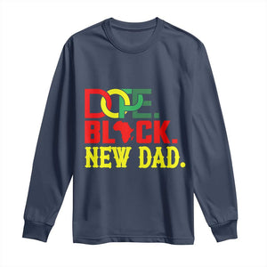 First Father's Day African American Dad Long Sleeve Shirt New Dad Gift