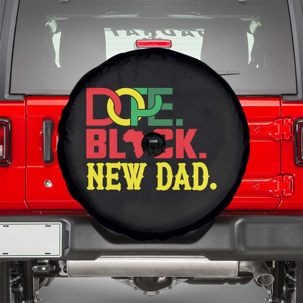 First Father's Day African American Dad Spare Tire Cover New Dad Gift