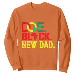 First Father's Day African American Dad Sweatshirt New Dad Gift
