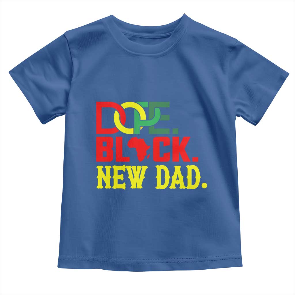 First Father's Day African American Dad Toddler T Shirt New Dad Gift