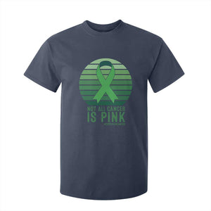 Liver Cancer Awareness T Shirt For Kid Not All Cancer Is Pink Ribbon Support Gift