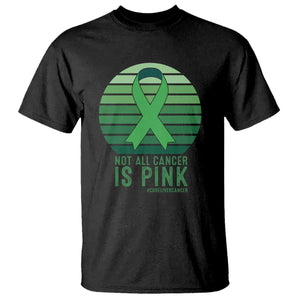 Liver Cancer Awareness T Shirt Not All Cancer Is Pink Ribbon Support Gift