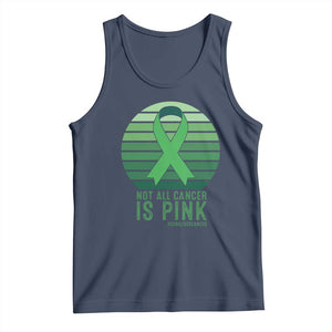Liver Cancer Awareness Tank Top Not All Cancer Is Pink Ribbon Support Gift
