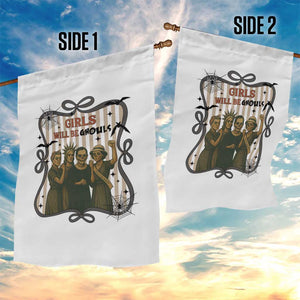 Halloween Feminist Garden Flag Girls Will Be Ghouls Women Empowerment TS12 Print Your Wear