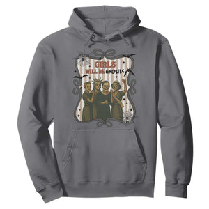 Halloween Feminist Hoodie Girls Will Be Ghouls Women Empowerment TS12 Charcoal Print Your Wear