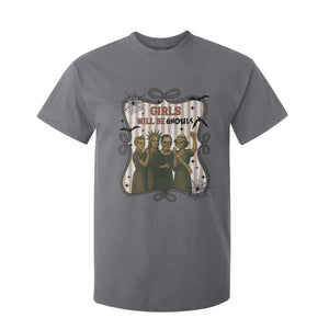 Halloween Feminist T Shirt For Kid Girls Will Be Ghouls Women Empowerment TS12 Charcoal Print Your Wear