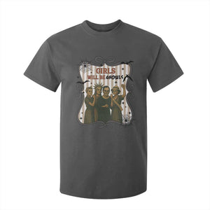 Halloween Feminist T Shirt For Kid Girls Will Be Ghouls Women Empowerment TS12 Dark Heather Print Your Wear