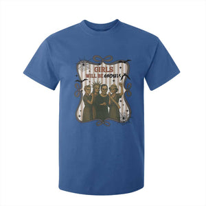 Halloween Feminist T Shirt For Kid Girls Will Be Ghouls Women Empowerment TS12 Royal Blue Print Your Wear