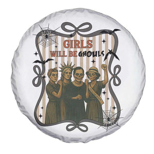 Halloween Feminist Spare Tire Cover Girls Will Be Ghouls Women Empowerment TS12 Print Your Wear