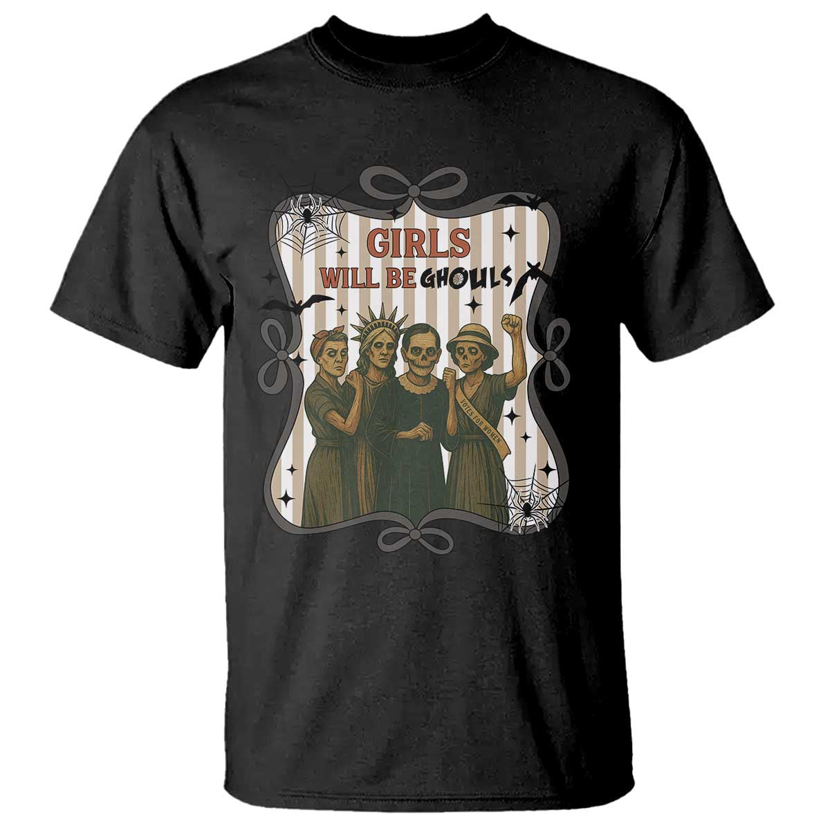 Halloween Feminist T Shirt Girls Will Be Ghouls Women Empowerment TS12 Black Print Your Wear