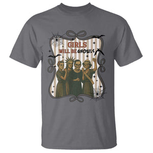 Halloween Feminist T Shirt Girls Will Be Ghouls Women Empowerment TS12 Charcoal Print Your Wear