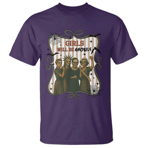 Halloween Feminist T Shirt Girls Will Be Ghouls Women Empowerment TS12 Purple Print Your Wear