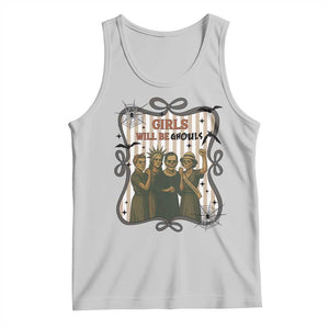 Halloween Feminist Tank Top Girls Will Be Ghouls Women Empowerment TS12 Ash Print Your Wear