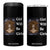 Girl Will Be Girls 4 in 1 Can Cooler Tumbler Medusa Mythology Feminist Women TS12 One Size: 16 oz Black Print Your Wear