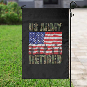 Retired Veteran Garden Flag American Flag US Army Patriotic USA Pride TS12 Print Your Wear