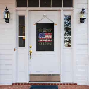 Retired Veteran Garden Flag American Flag US Army Patriotic USA Pride TS12 Print Your Wear