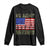 Retired Veteran Long Sleeve Shirt American Flag US Army Patriotic USA Pride TS12 Black Print Your Wear