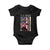 Retired Army Baby Onesie American Flag US Patriotic USA Pride TS12 Black Print Your Wear