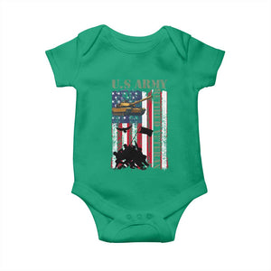 Retired Army Baby Onesie American Flag US Patriotic USA Pride TS12 Irish Green Print Your Wear