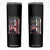 Retired Army Skinny Tumbler American Flag US Patriotic USA Pride TS12 Black Print Your Wear