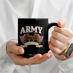 Retirement Army Veteran Coffee Mug American Flag USA Patriotic TS12 Print Your Wear