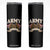 Retirement Army Veteran Skinny Tumbler American Flag USA Patriotic TS12 Black Print Your Wear