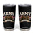 Retirement Army Veteran Tumbler Cup American Flag USA Patriotic TS12 Black Print Your Wear