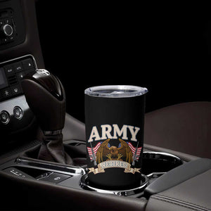 Retirement Army Veteran Tumbler Cup American Flag USA Patriotic TS12 Print Your Wear