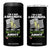 Retired Army 4 in 1 Can Cooler Tumbler Funny I Am A Dad A Grandpa Nothing Scares Me TS12 One Size: 16 oz Black Print Your Wear