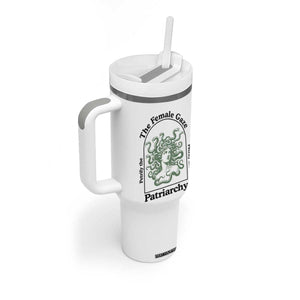 Feminist Tumbler With Handle The Female Gaze Petrify The Patriarchy Mythology Medusa TS12 Print Your Wear