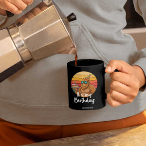 It Is My Birthday Coffee Mug Funny Bigfoot Blowing Candle Birthday Cake