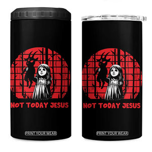 Not Today Jesus 4 in 1 Can Cooler Tumbler Gothic Dark Art Pastel Goth Creepy Graphic