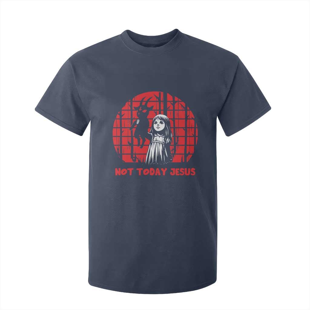Not Today Jesus T Shirt For Kid Gothic Dark Art Pastel Goth Creepy Graphic