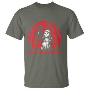 Not Today Jesus T Shirt Gothic Dark Art Pastel Goth Creepy Graphic