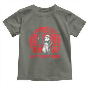 Not Today Jesus Toddler T Shirt Gothic Dark Art Pastel Goth Creepy Graphic