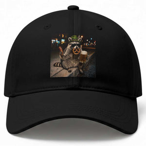 Funny Oktoberfest Raccoon Baseball Cap Cute Trash Panda Beer Festival Bavarian Gift