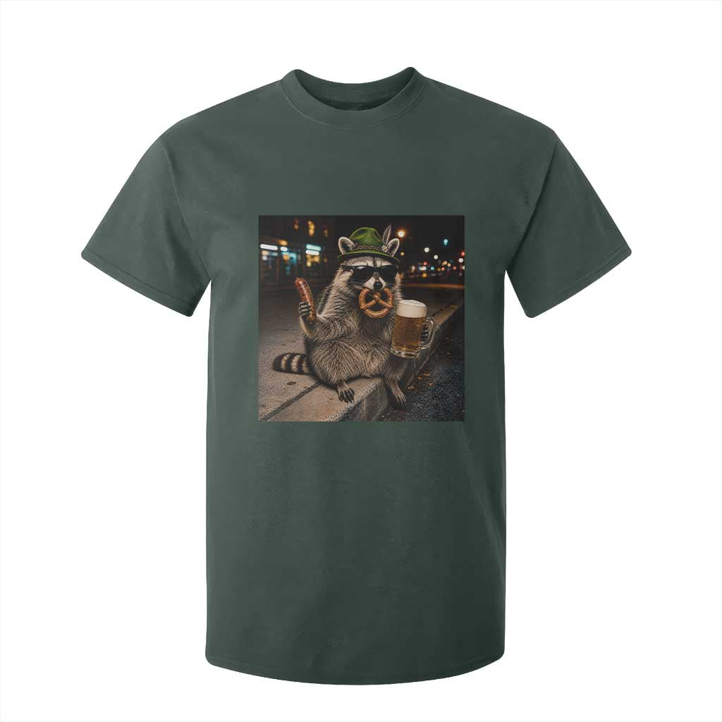 Funny Oktoberfest Raccoon T Shirt For Kid Cute Trash Panda Beer Festival Bavarian Gift