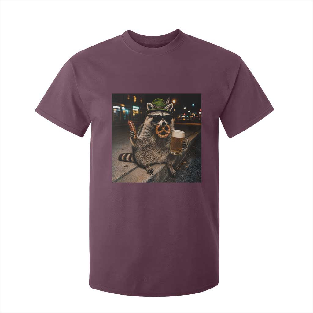 Funny Oktoberfest Raccoon T Shirt For Kid Cute Trash Panda Beer Festival Bavarian Gift