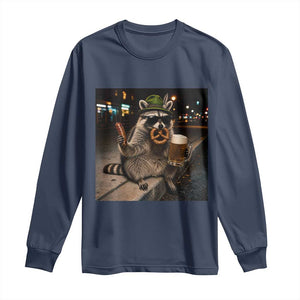 Funny Oktoberfest Raccoon Long Sleeve Shirt Cute Trash Panda Beer Festival Bavarian Gift