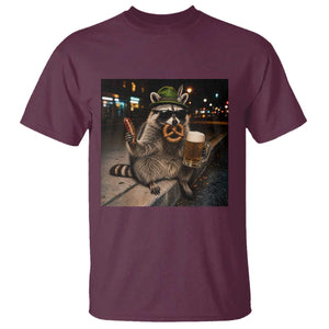 Funny Oktoberfest Raccoon T Shirt Cute Trash Panda Beer Festival Bavarian Gift