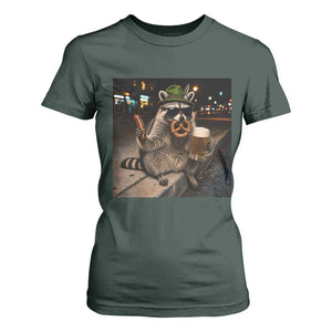Funny Oktoberfest Raccoon T Shirt For Women Cute Trash Panda Beer Festival Bavarian Gift