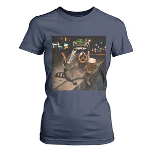 Funny Oktoberfest Raccoon T Shirt For Women Cute Trash Panda Beer Festival Bavarian Gift